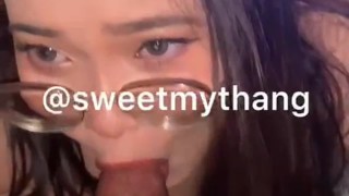 Konten Sweet My Thang Hijab Malay Genit Blowjobnya